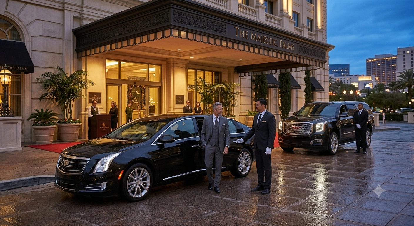 Corporate executive chauffeur